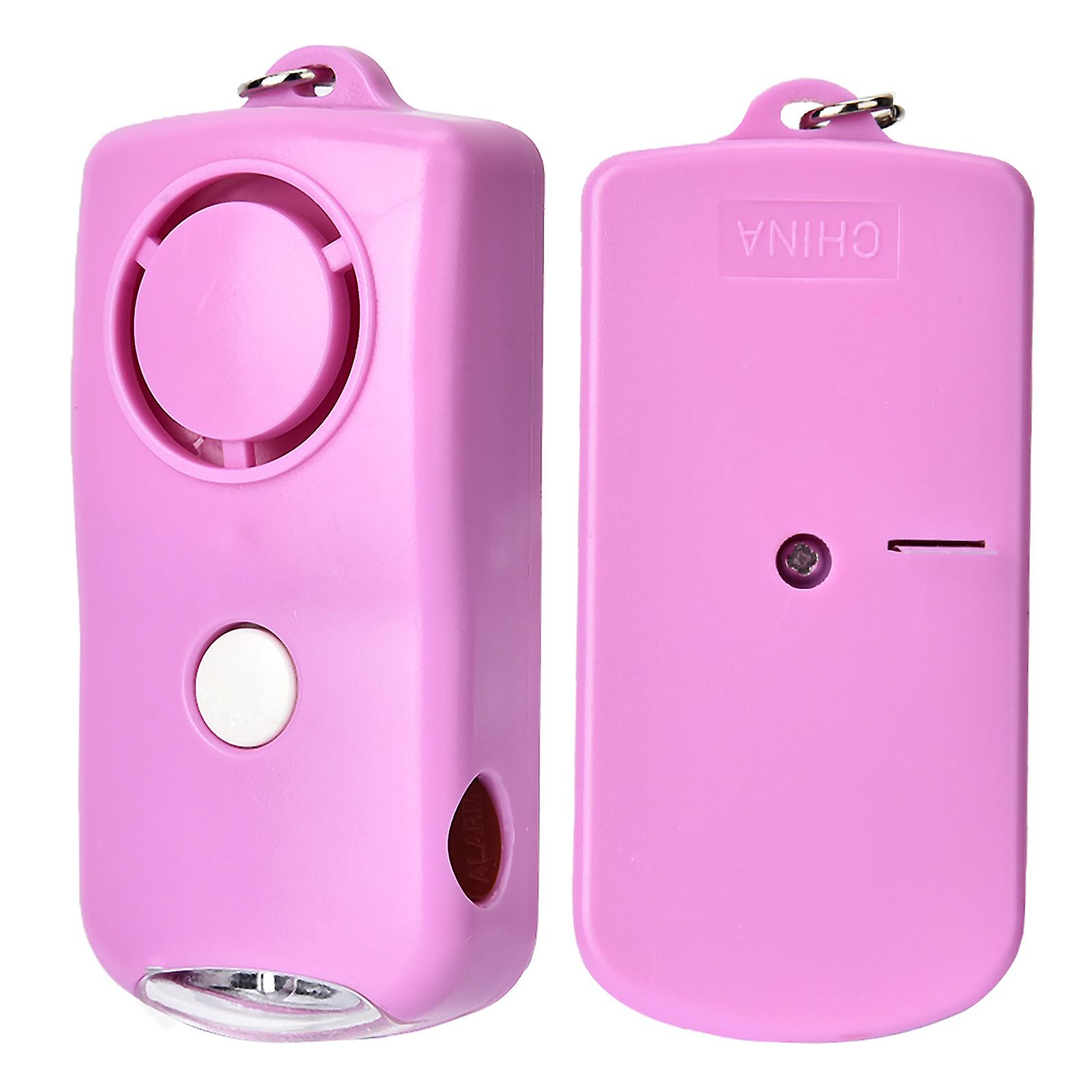 120db Elderly Girl Child Personal Security Alarm Self Defense Alarm Keychain With Led Light