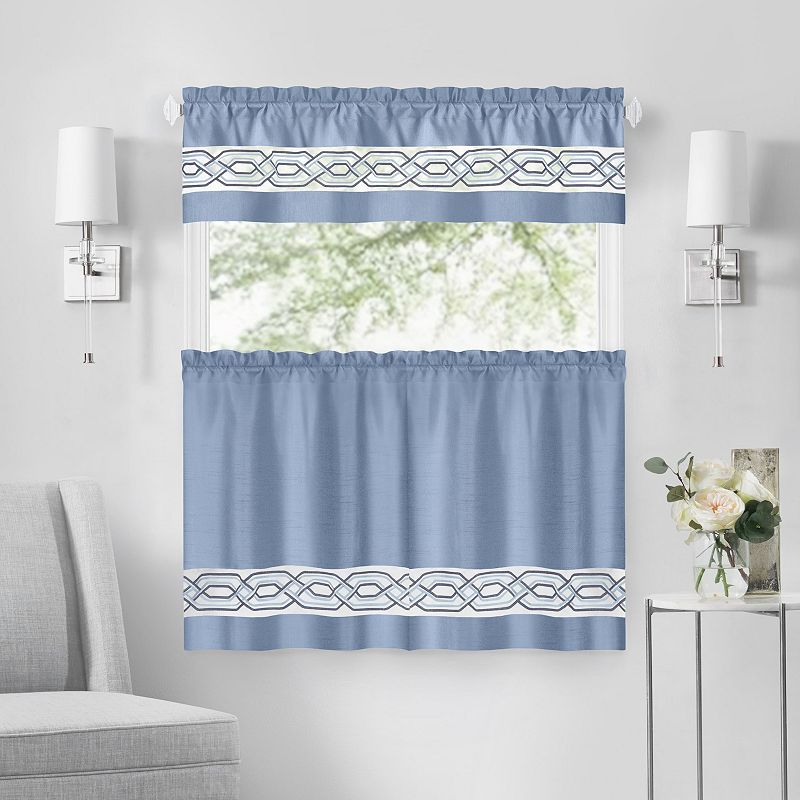 Achim Paige Window Curtain Tier and Valance Set