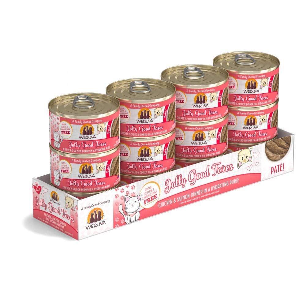 Weruva Classic Cat Pate Jolly Good Fares with Chicken and Salmon Canned