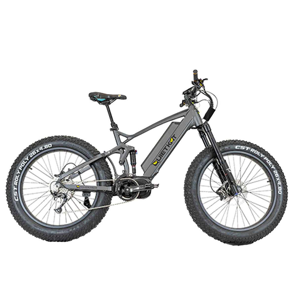 QuietKat RidgeRunner 1000W Charcoal EBike