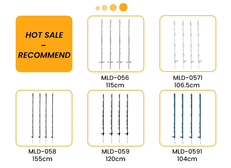 Lydite OEM High Quality Multisize Step In Farm Supply Electric Fence Plastic Fence Post Wholesale Price