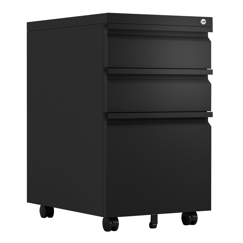 Steel 3 Drawer File Cabinet with Lock