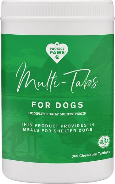 Project Paws Advanced Multi-Vitamin and Mineral Chewable Dog Supplement Tabs