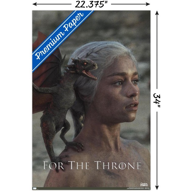 Trends International Game Of Thrones Daenerys Targaryen Unframed Wall Poster Prints