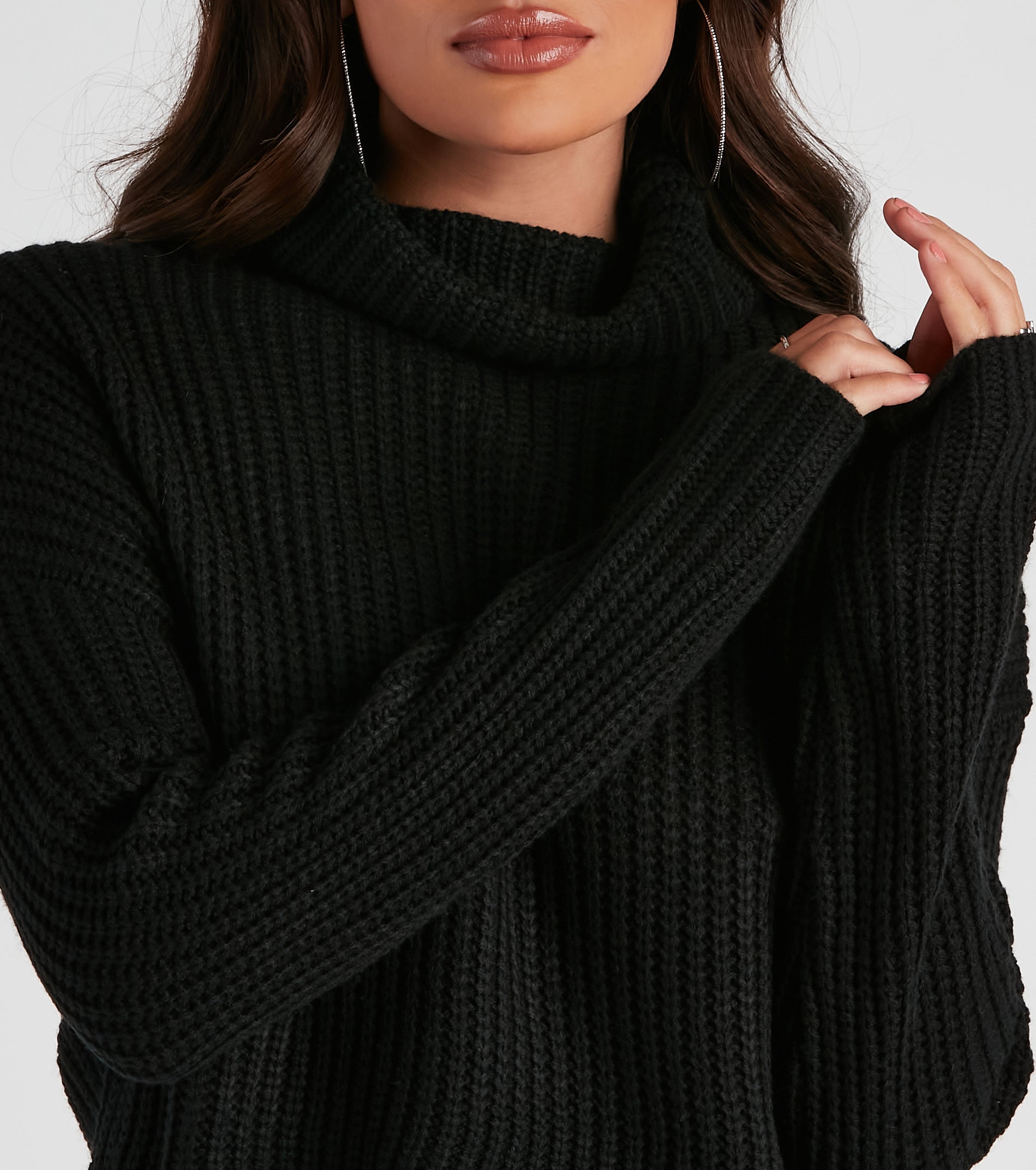 Autumn Air Turtleneck Knit Sweater