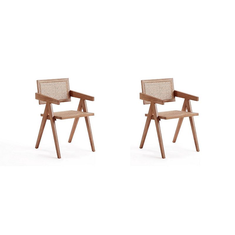 MANHATTAN COMFORT Hamlet Dining Arm Chair 2-piece Set