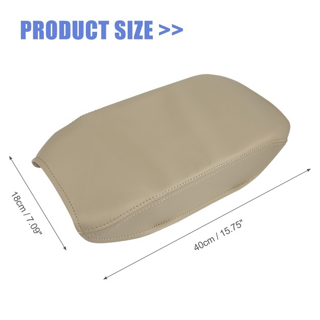 Unique Bargains Microfiber Leather Center Console Lid Armrest Cover For Toyota Camry 2007 2011