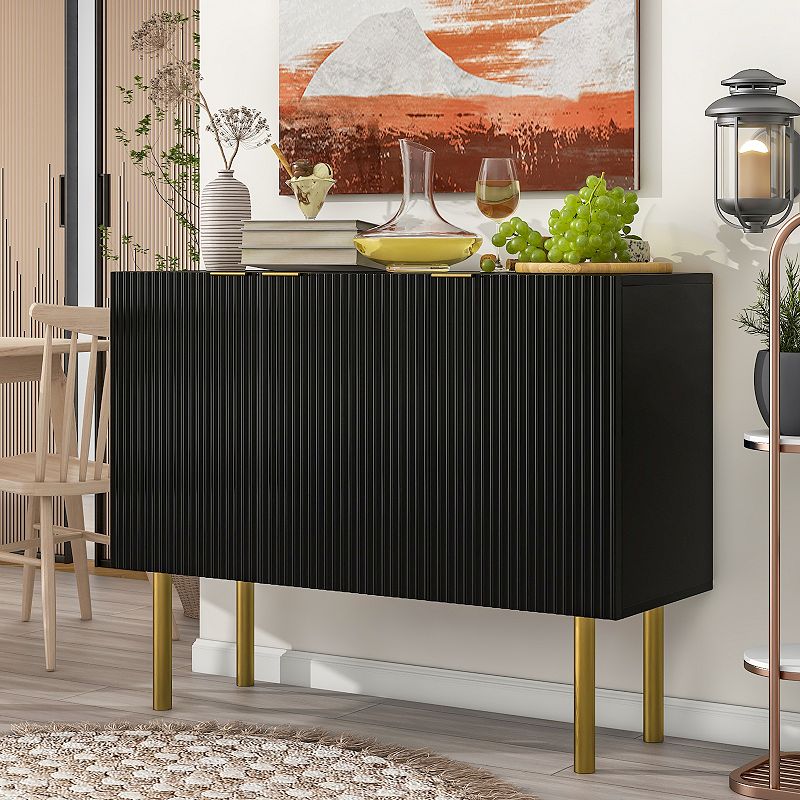 Merax Modern Simple and Luxury Style Sideboard Particle Board and MDF Board Cabinet