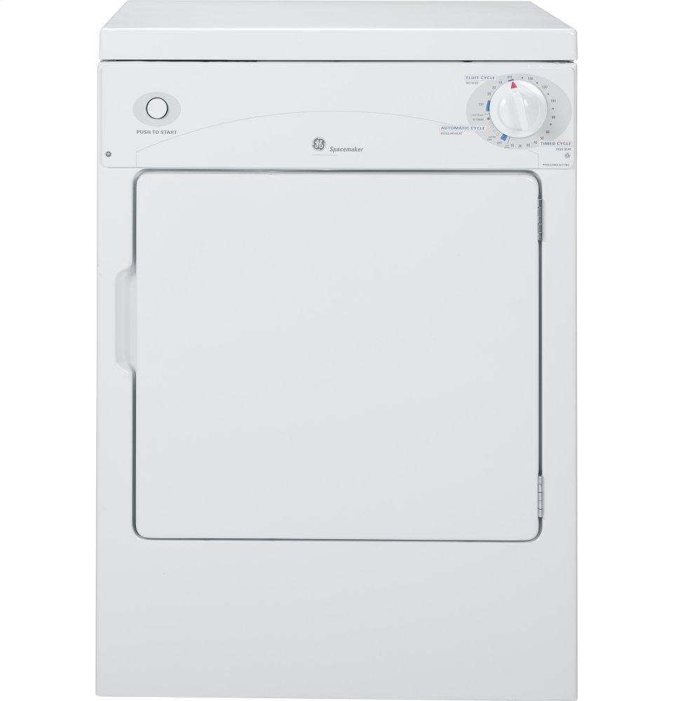 Ge Appliances DSKP333ECWW Ge Spacemaker® 120V 3.6 Cu. Ft. Capacity Portable Electric Dryer