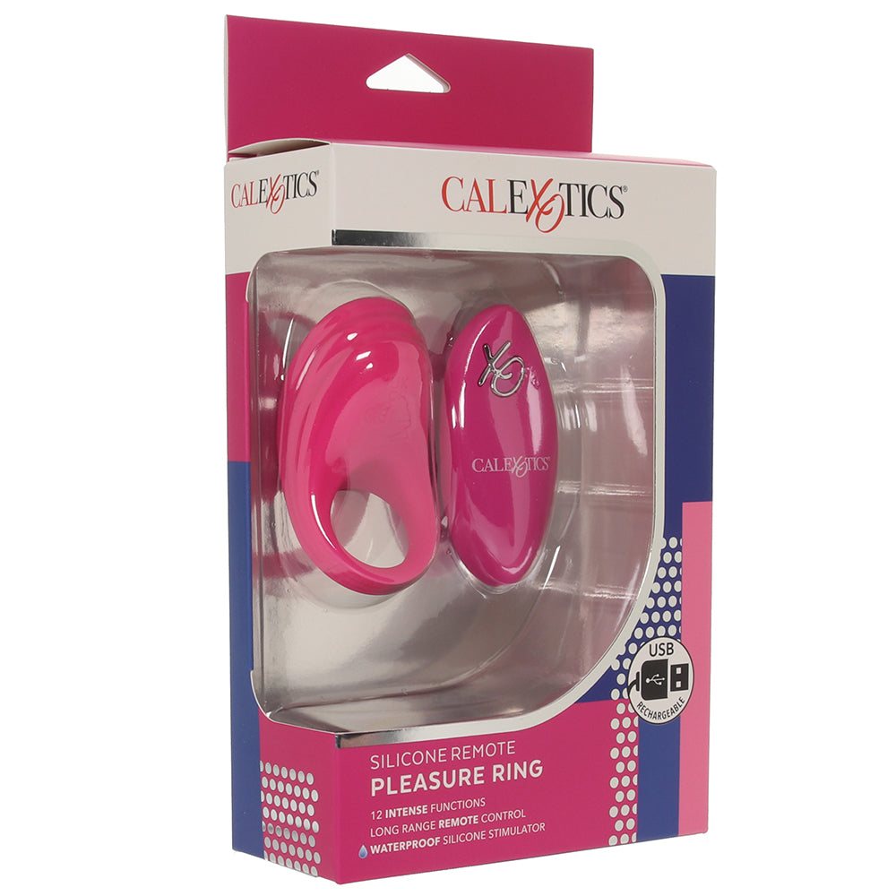 Silicone Remote Pleasure Vibrating Cock Ring