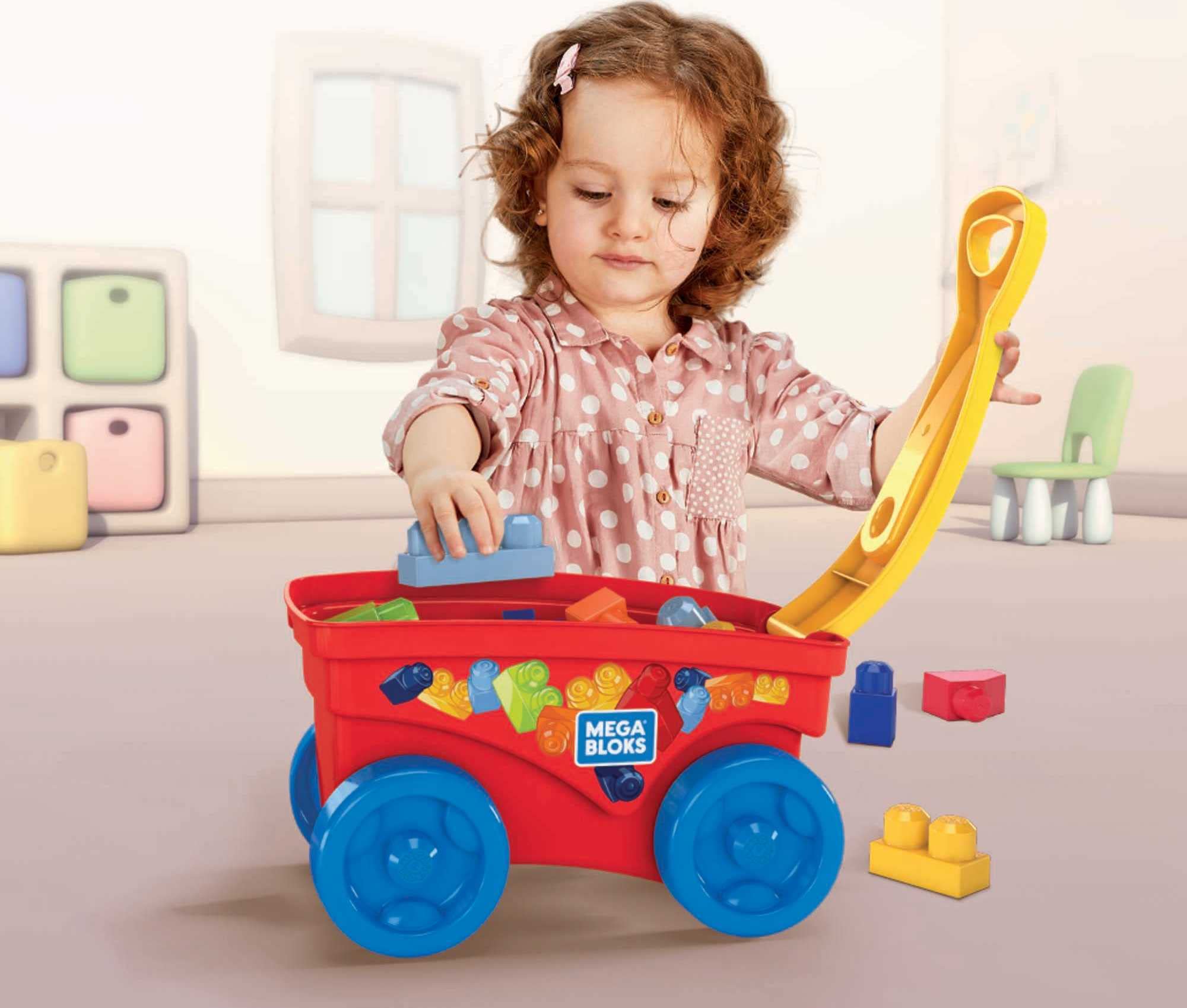 Mega Blocks Pull 'N Play Wagon