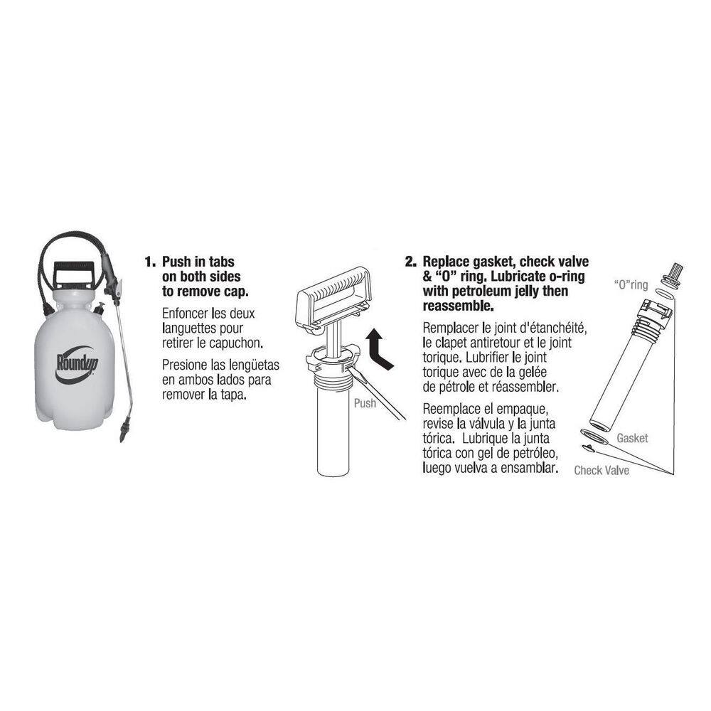 Roundup Sprayer Repair Kit and Ortho Brand Sprayers 181538