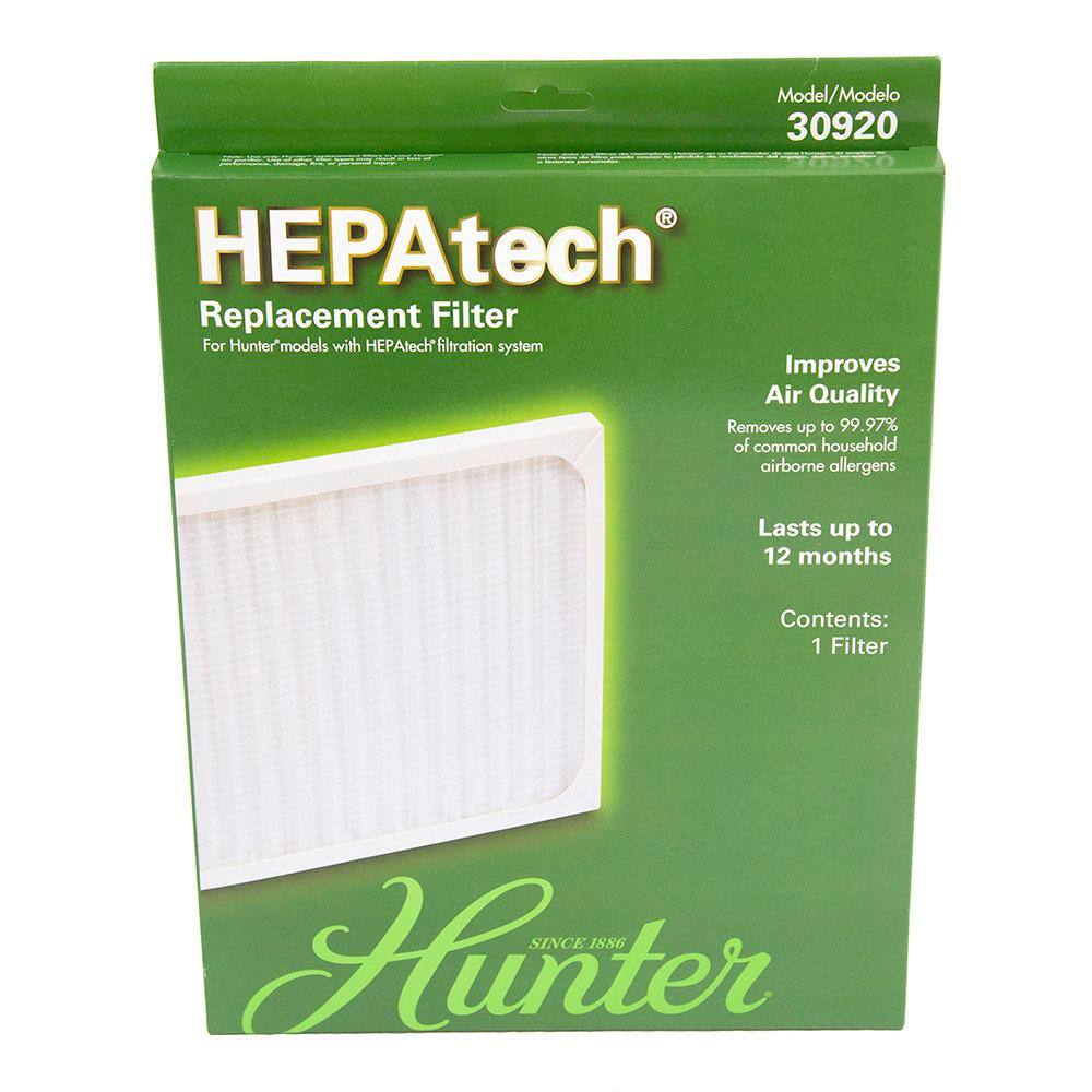 Hunter Genuine HEPAtech Replacement Air Purifier Filter 30920