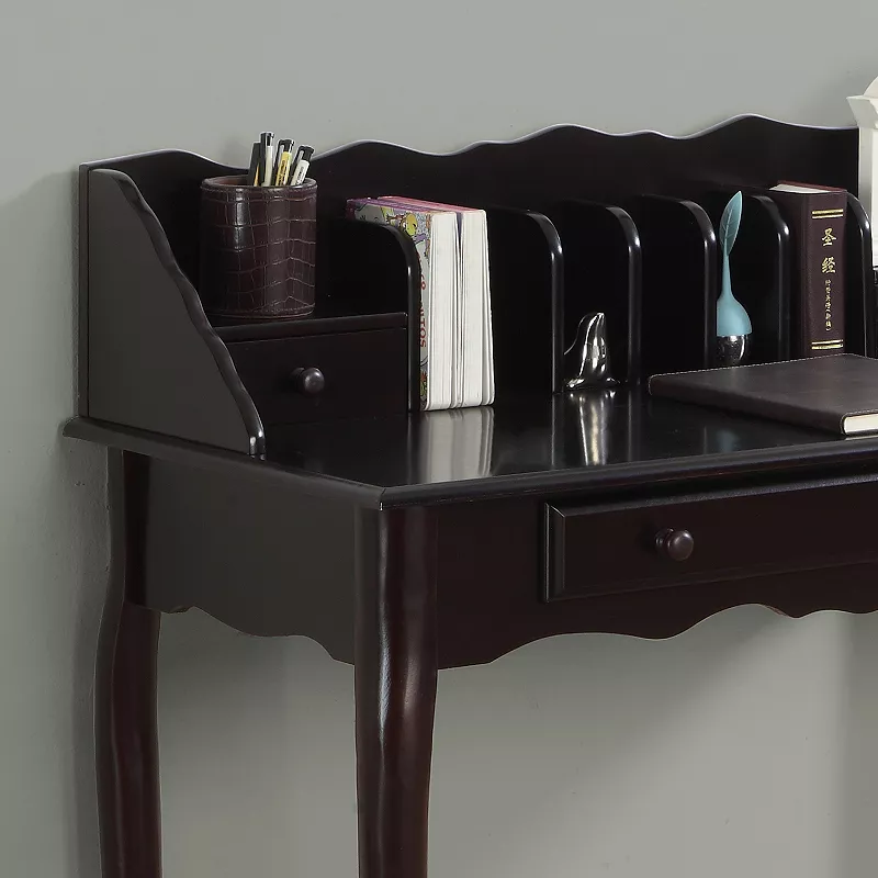 Monarch Dark Cherry Finish Computer Desk