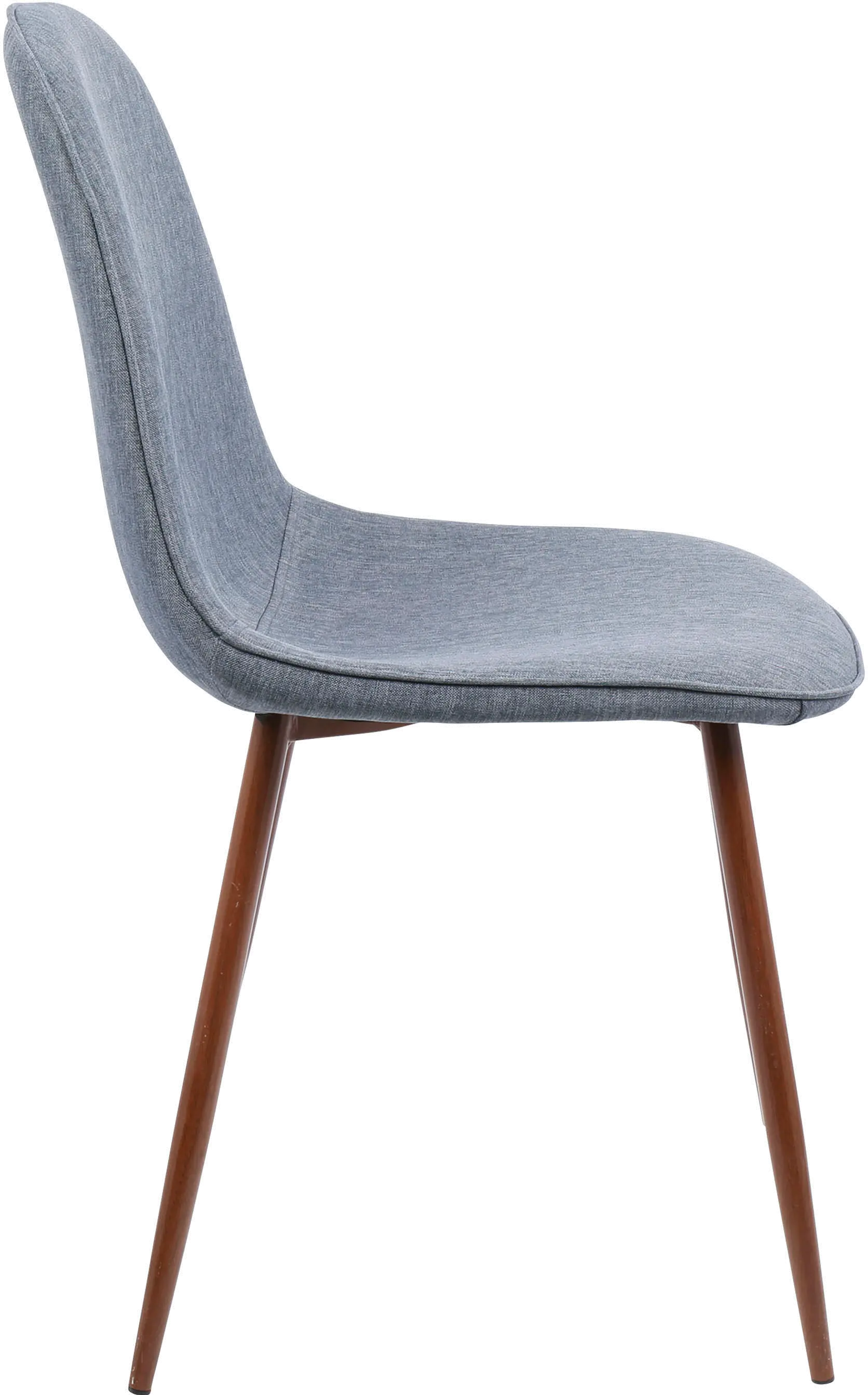 Mid Century Blue Dining Room Chair (Set of 2) - Pebble