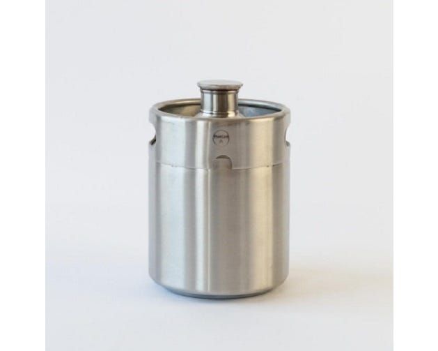 MANCAN 64 oz. Stainless Steel Grab N Go Keg 001MANCAN