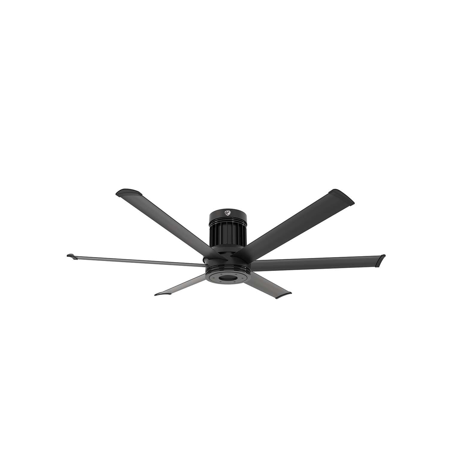 60-Inch i6 Ceiling Fan Direct Mount W/LED and WiFi/BLE Black by Big Ass Fans