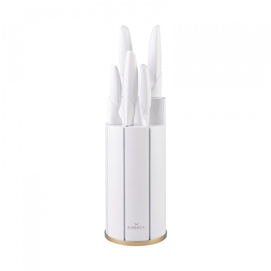 Karaca Retro White 6 Piece Knife Set 153.03.06.1746