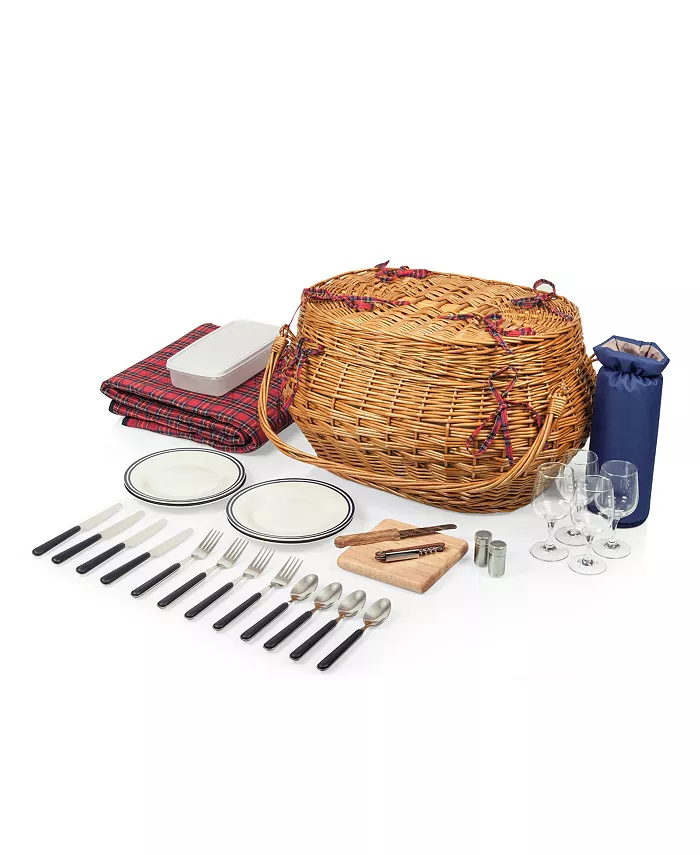 Picnic Time Red Highlander Picnic Basket