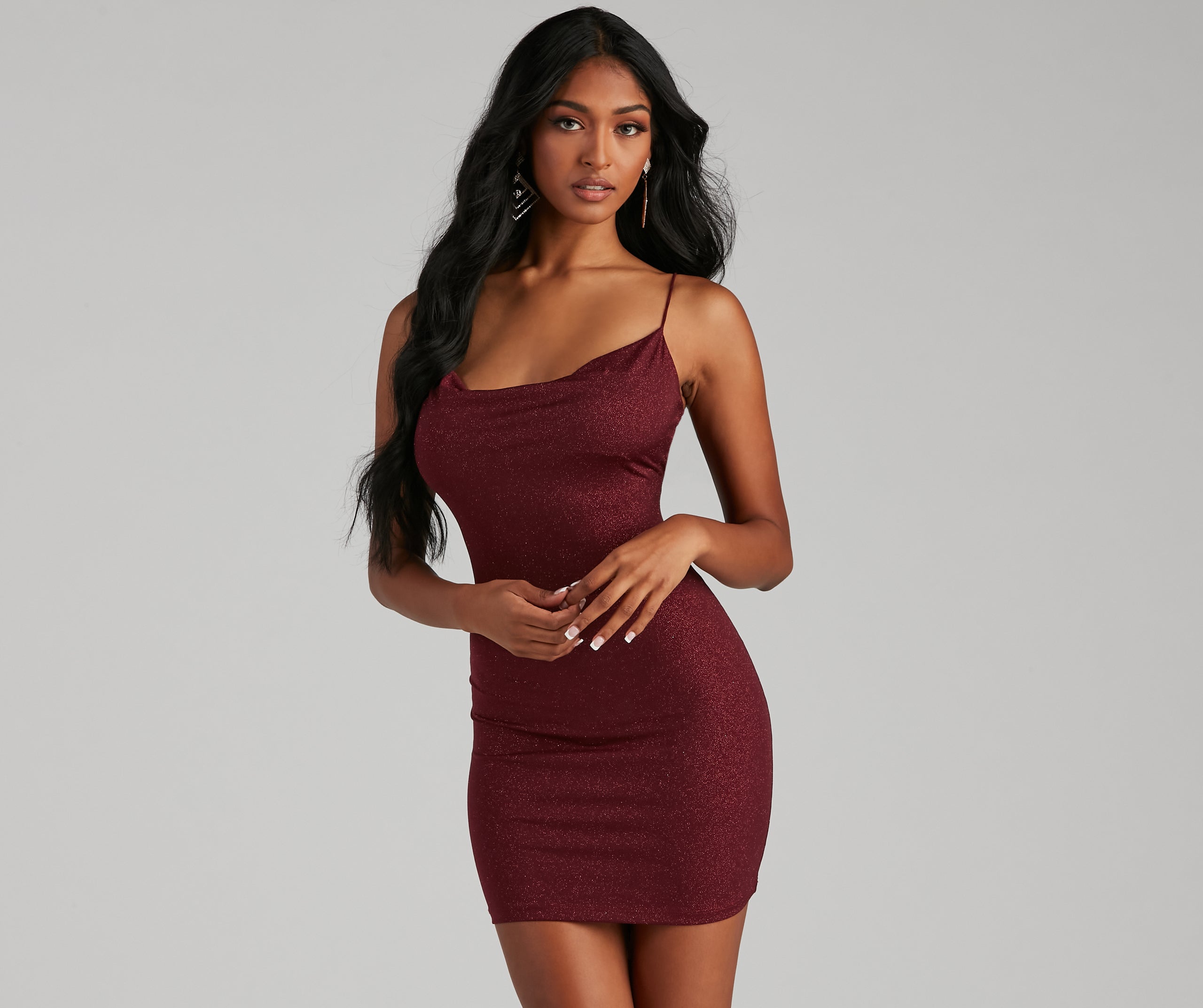 Glam It Up Glitter Mini Dress