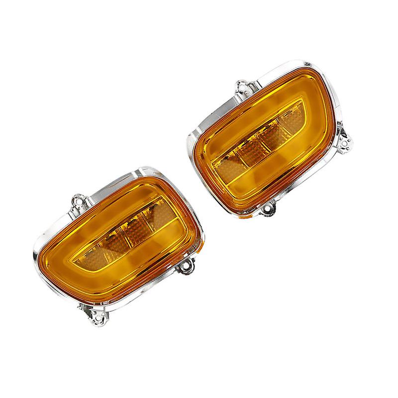 Born Pretty Front Led Turn Signals Orange Lens For Honda Goldwing Gl1800 2001-2017 F6b 13-17