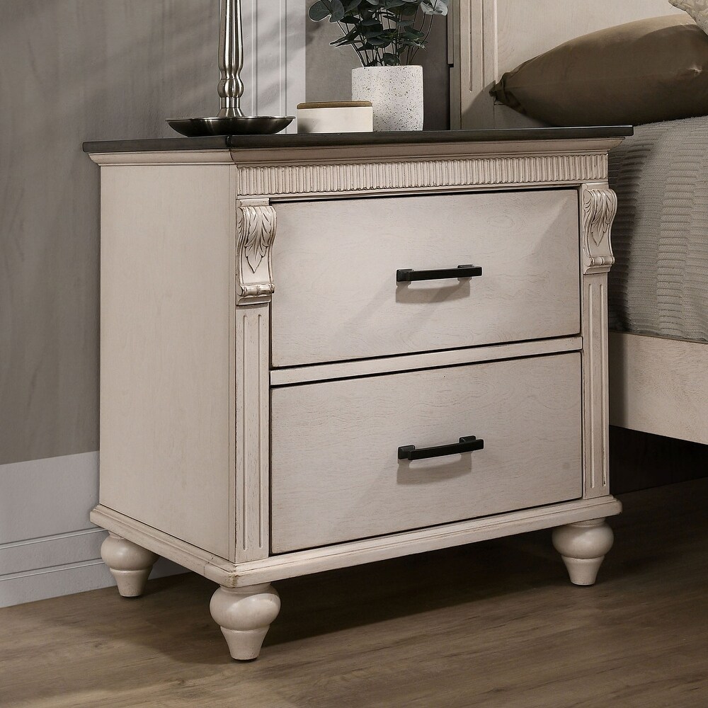 1pc Nightstand Solidwood Bedside Table