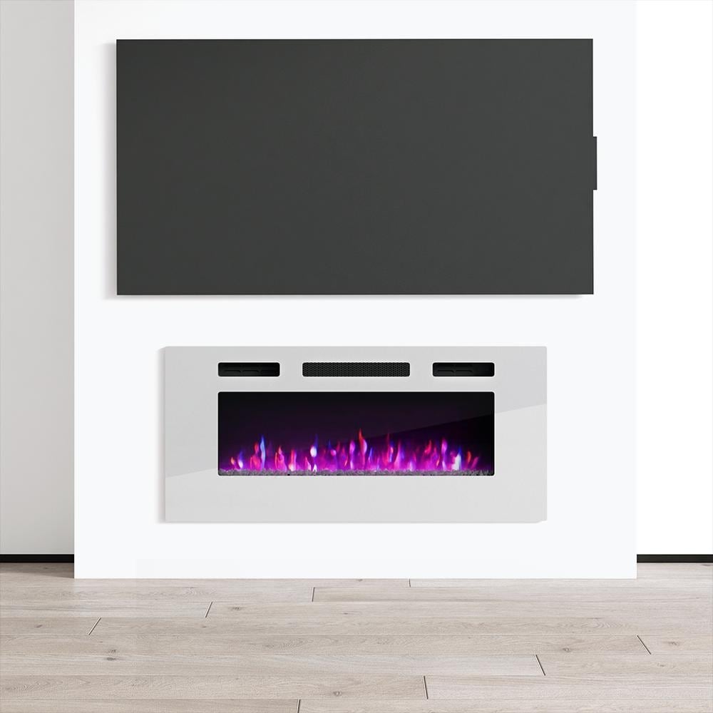 EFire1 40 inch Recessed Wall mounted Electric Fireplace Heater