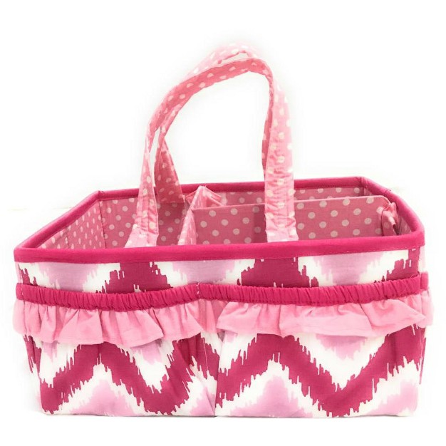 Bacati Mix N Match Pink Storage Caddy