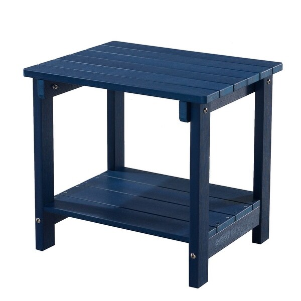 Solid Color Plastic Wood End Table