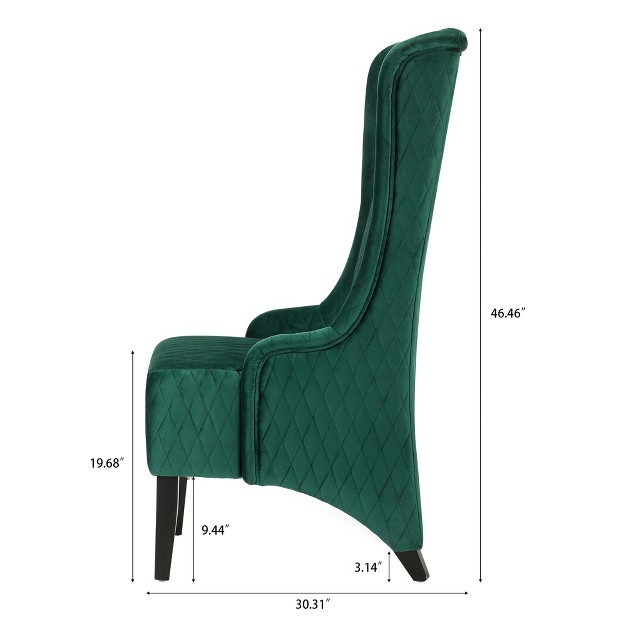 Wide Wing Back Chair Modernluxe