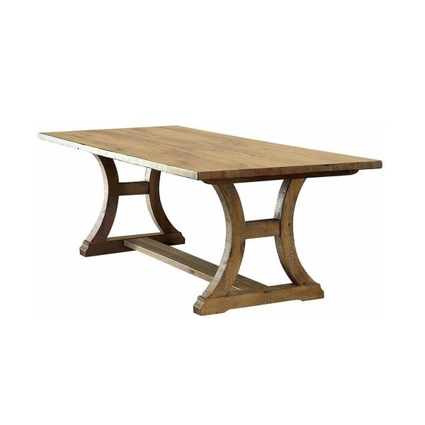 Wooden Dining Table in Rustic Oak Finish