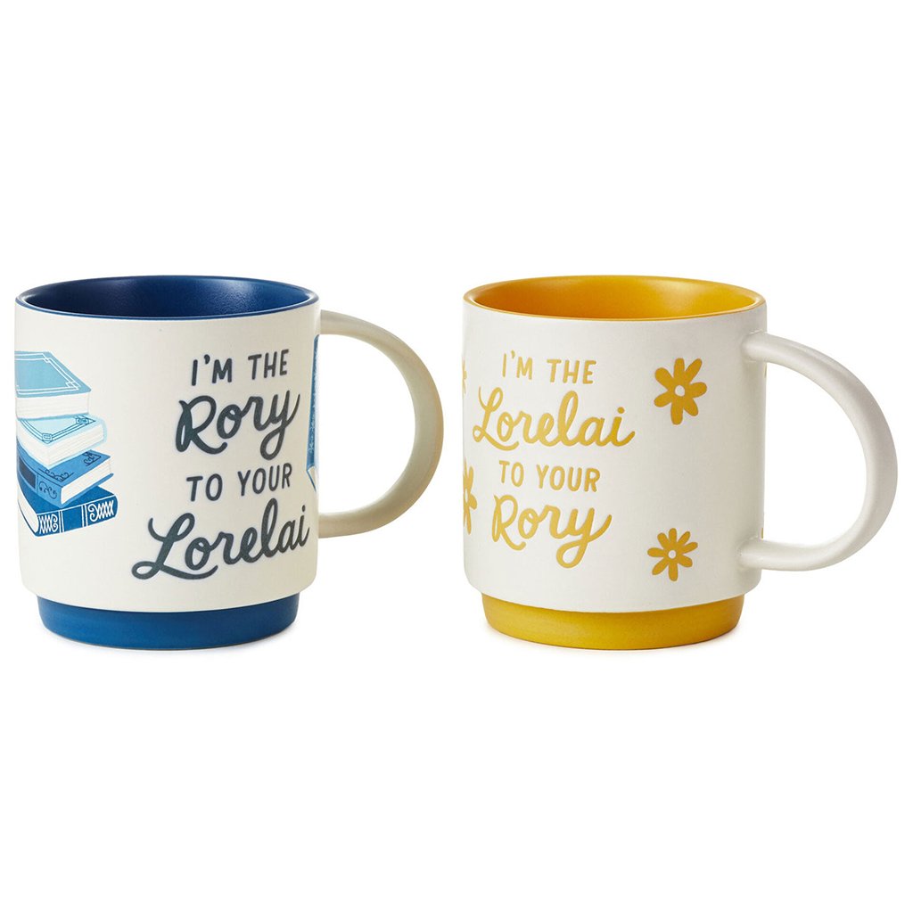 Hallmark  Gilmore Girls Lorelai and Rory Stacking Mugs, Set of 2