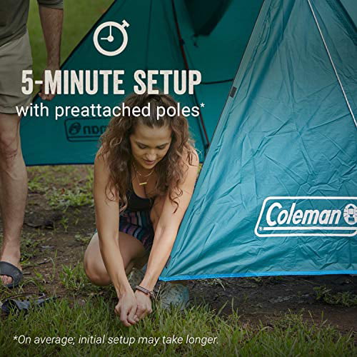 Coleman Camping Tent | Skydome Tent with Full Fly Vestibule