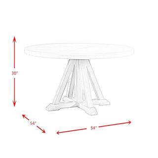 Picket House Furnishings Liam Round Dining Table CDLW180RDT