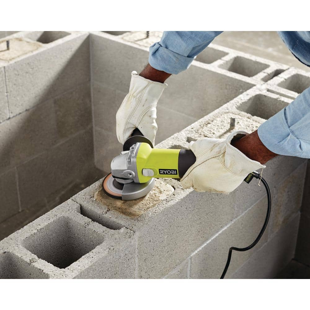 RYOBI 5.5 Amp Corded 4-1/2 in. Angle Grinder AG4031G