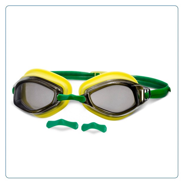 Aqua Leisure Equinox Adult Swim Goggles Green