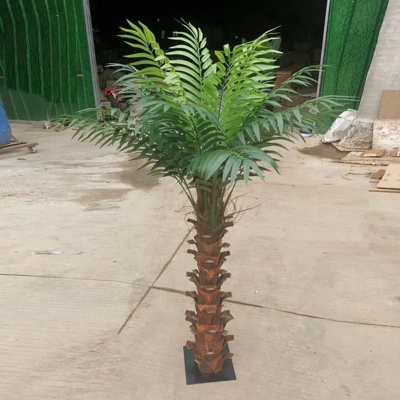 Outside Garden Decorations Supplies 2M Green Artificial Palm Tree