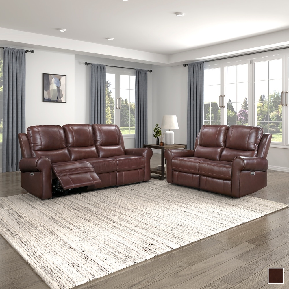 Catania 2 Piece Power Reclining Living Room Sofa Set