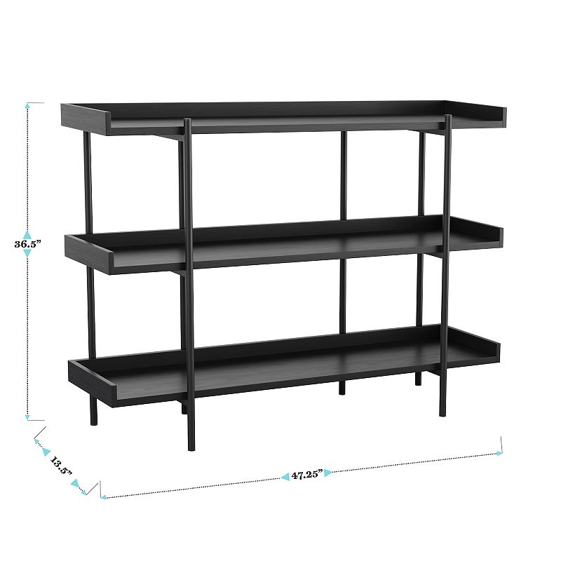 Martha Stewart Emmett 35-in. 3 Shelf Bookcase