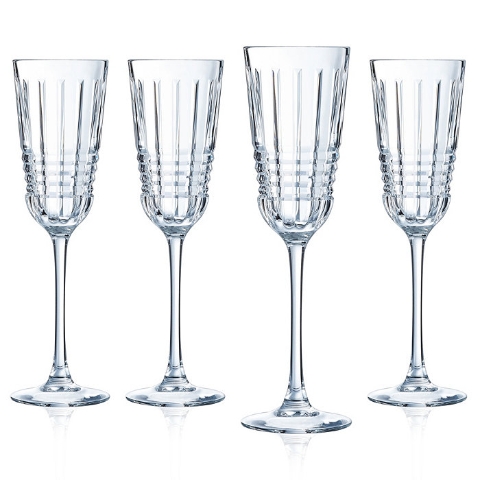 Cristal d'Arques Cristal D' Arques Rendez-vous Flute - Set of 4