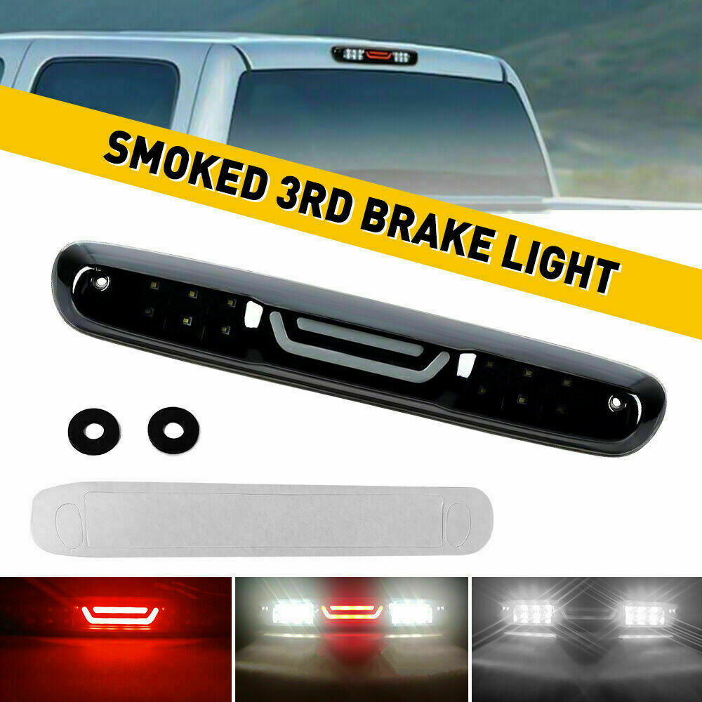 For 2007-2013 Chevy Silverado GMC Sierra 1500 2500 3500 LED 3rd Third Tail Brake Light Rear Cargo Lamp