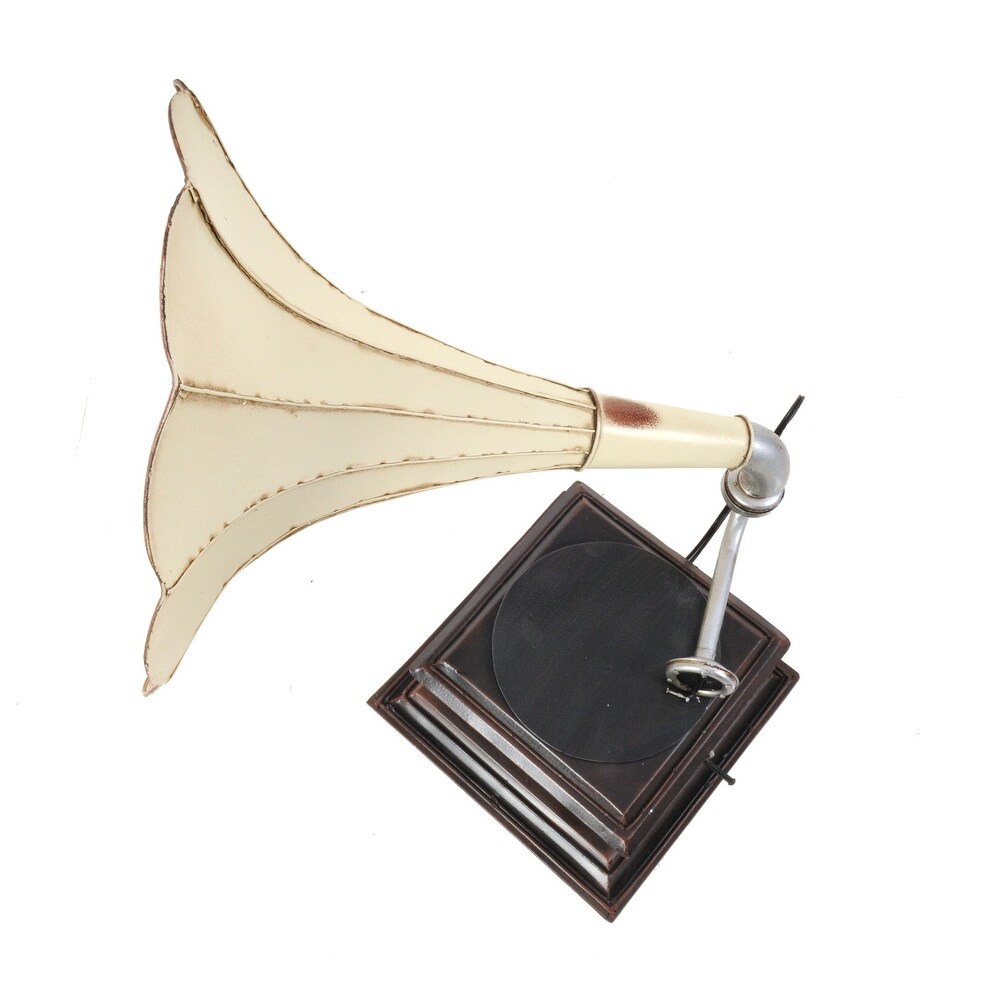 c1911 HMV Gramophone Built to Scale Model Sculpture   15.5\