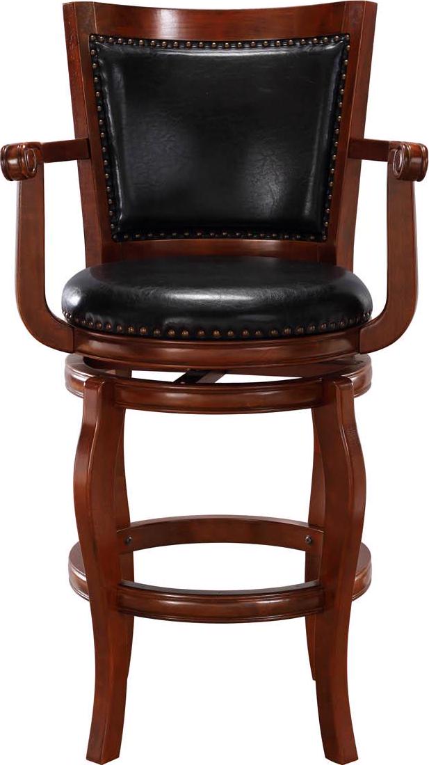 Boraam Jones Bar Stool with Swivel Cherry  Crowdfused