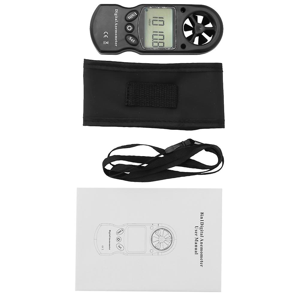 8-in-1 Multiple Funcitional Portable Digital Anemometer Handheld Wind Speed Meter