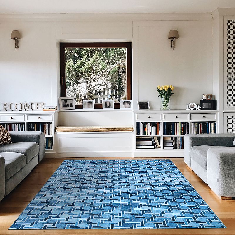 Couristan Prairie Solstice Marine Blue Area Rug