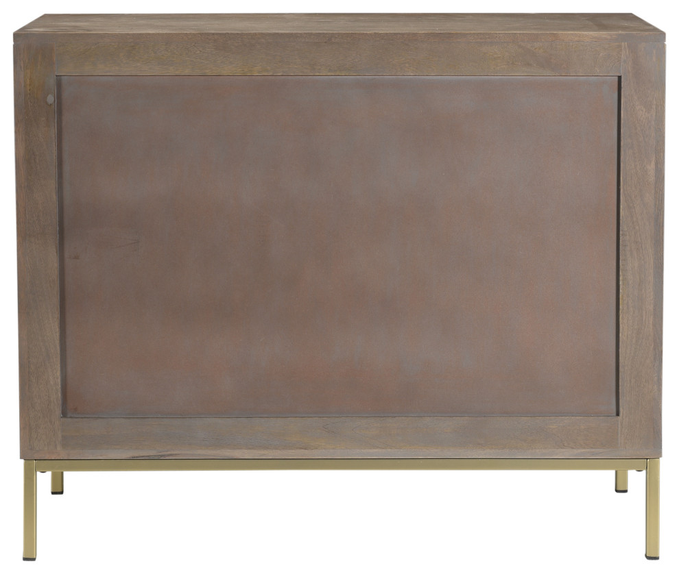 Corolla Three Drawer Chest   Contemporary   Accent Chests And Cabinets   by Moe  x27s Home Collection  Houzz