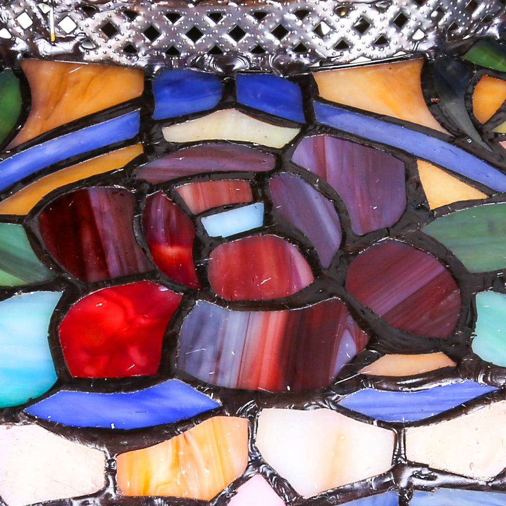 River of Goods Victorian  Style Stained Glass 27.5