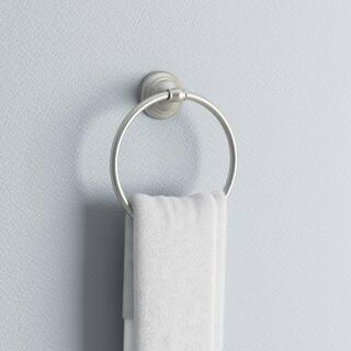 ARISTA Highlander Collection Towel Ring in Satin Nickel 3502-TRG-SN