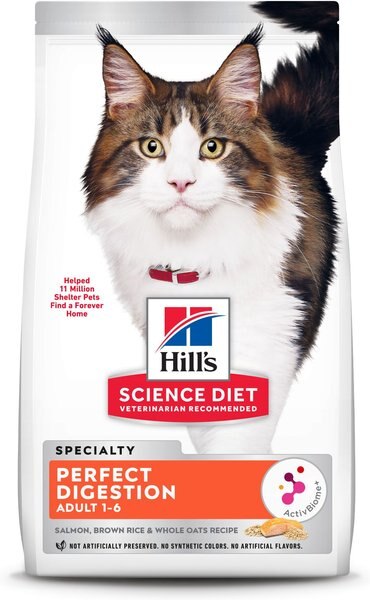 Hill's Science Diet Adult Perfect Digestion Salmon Dry Cat Food