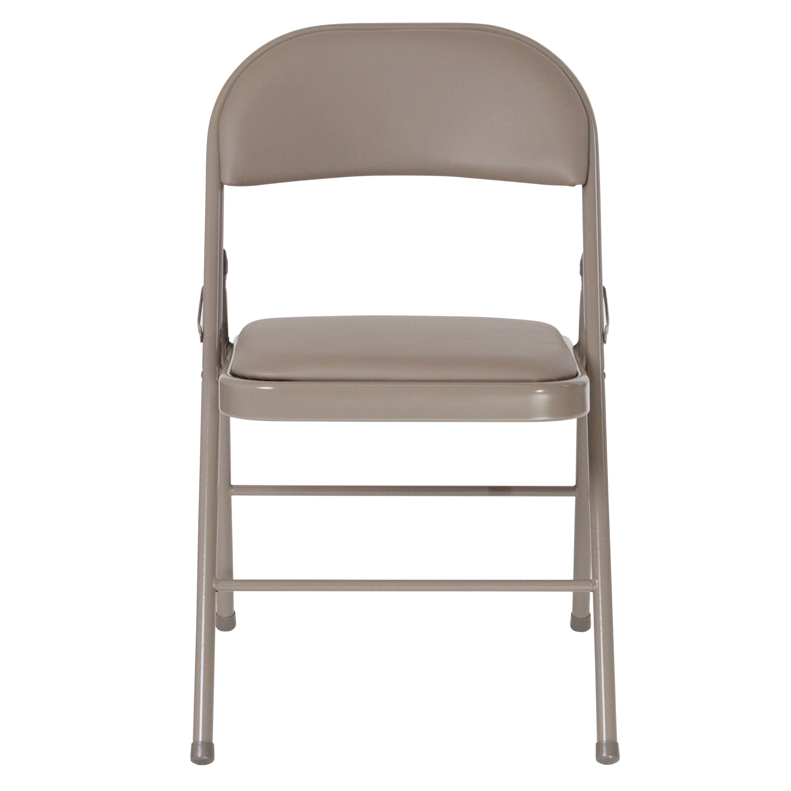 Flash Furniture HERCULES Series Double Braced Gray Vinyl Folding Chair